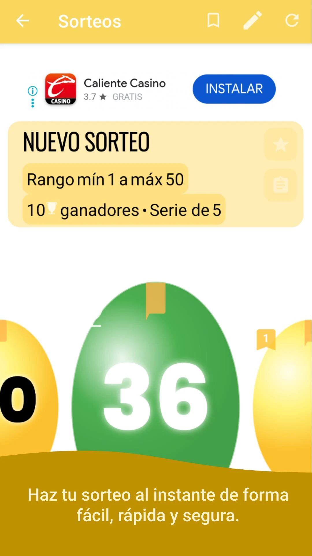 Number Random screenshot